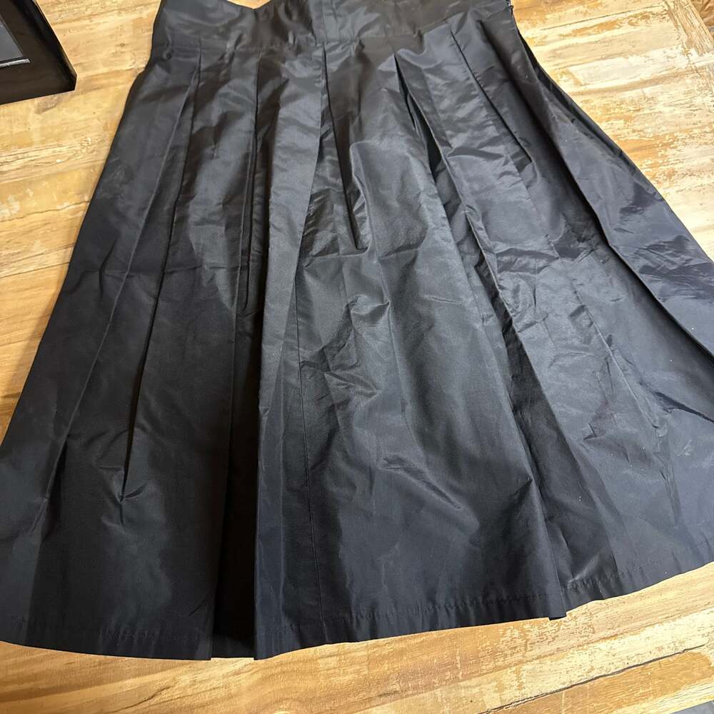 Vintage KL by Karl Lagerfeld Structured Pleated Midi Skirt Made in W. Germany 4